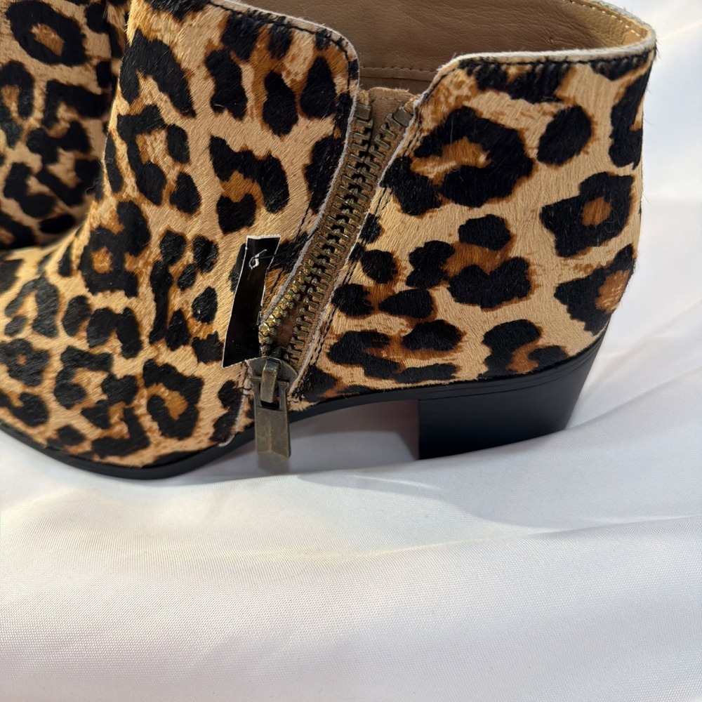 Michael Kors Cheetah Fur   Square‎ Heel Ankle Boots Size 9 NWT Dressy Casual - Picture 2 of 10